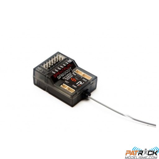 Récepteur Spektrum SR6000T SLIM DSMR 6 voies (Télémetrie)