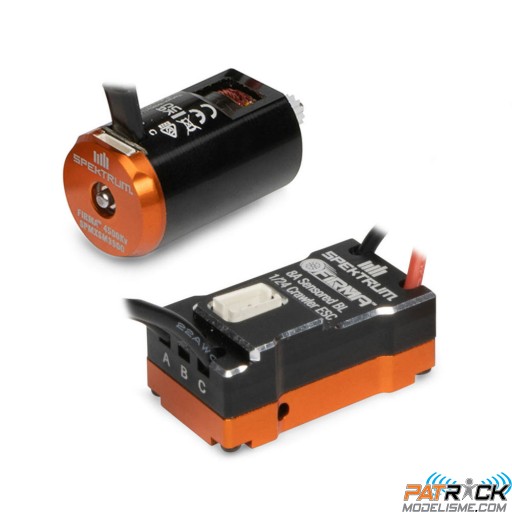 Spektrum combo Firma ESC 8A capteur + moteur Brushless 4500kv Crawlers 1/24e