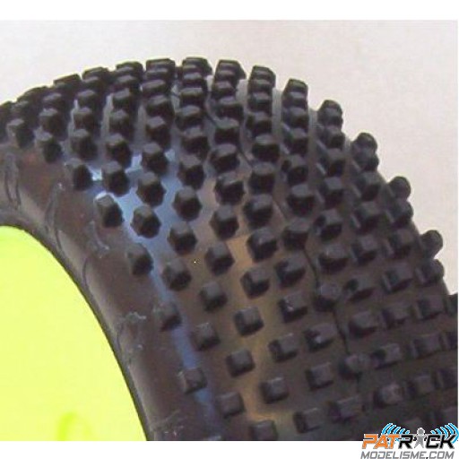Pneus gomme montés-collés SP Racing Predator - Supersoft – 1/8ème