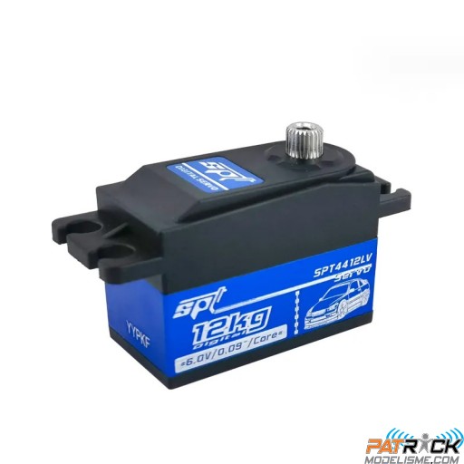 Servo SPT 4412LV TAILLE BASSE Metal Numérique 12kg/0.09s