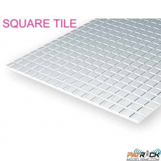4504-Evergreen Plaque quadrillage tuile 152x304x1x4,23mm