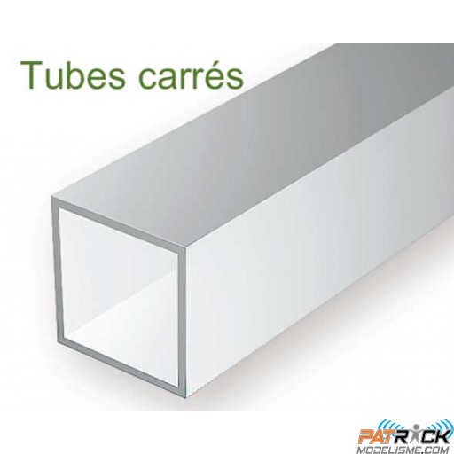 252-Evergreen 3 Tubes carrés 3,17x3,17x355mm