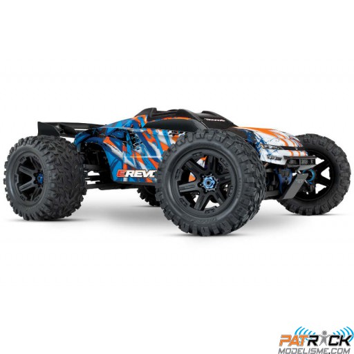 Traxxas E Revo VXL 2.0 brushless Orange 2.4ghz - 115km/h