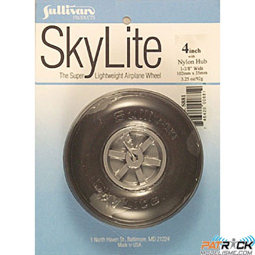 Roues avion 102mmx35mm 68GR (paire)