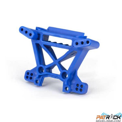 Support d'amortisseurs avant renforcé bleu (pour 9080) Traxxas