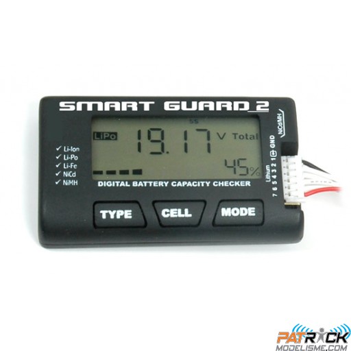 Testeur de batteries Smart Guard 2 LiPo/Life/Nixx/Nicd/li-ion
