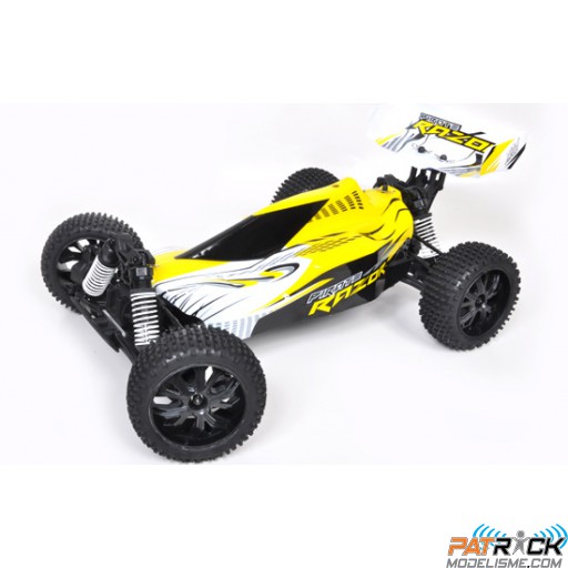 T2m Pirate RAZOR Brushed JAUNE RTR 1/10e