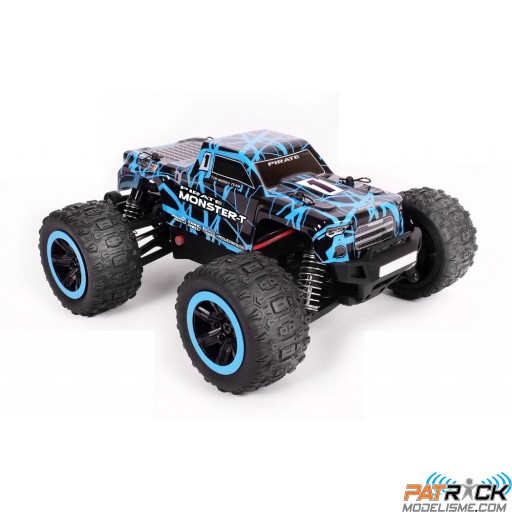 T2m Pirate Monster-T Bleu Brushless 1/18e Prête à rouler
