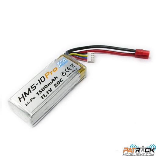 Batterie LiPo 11,1V 3S 1500 mAh 20C - HM5-10PRO
