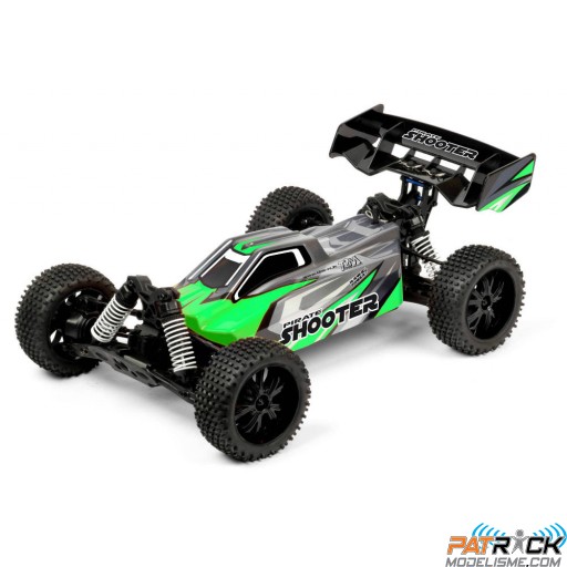 T2m Pirate SHOOTER Brushed Vert 1/10e Prête à rouler SUR-COMMANDE