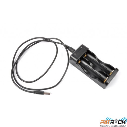Chargeur USB Li‐Ion 18650 T2M Pirate Mamba/Ripper/Booster/Tracker/Dune/Shaker