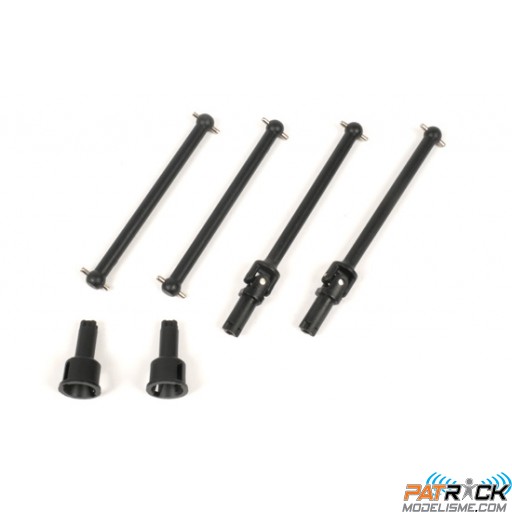 Kit cardans AV/AR pour T2m Pirate Buster 1/10