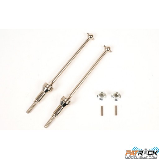 Cardans articulés avants acier pour T2m Pirate Buster 1/10