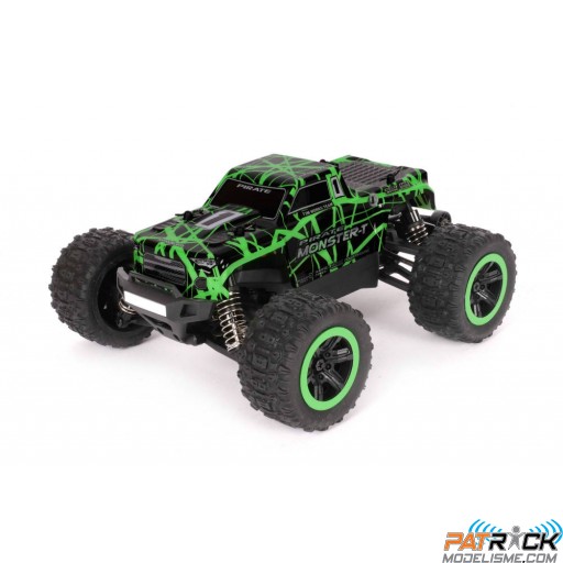 T2m Pirate Monster-T vert 1/18e Prête à rouler