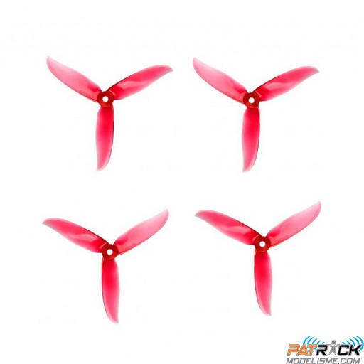 Hélices tripale DalProp T5045C pro / 5x4.5’’ rouge crystal horaire et anti-horaire (4)