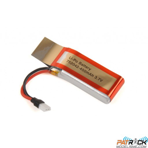 Batterie radio 1S 3,7V 450mah Spyrit Expert et Advance et Lark FPV