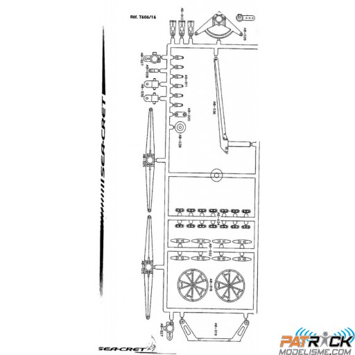 T2M Sea-Cret Set pièces T606/16