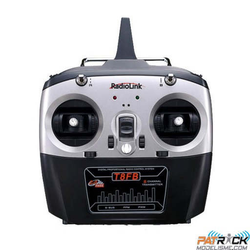 RadioLink T8FB à 8 voies avec récepteur R8EF (Mode 2)
