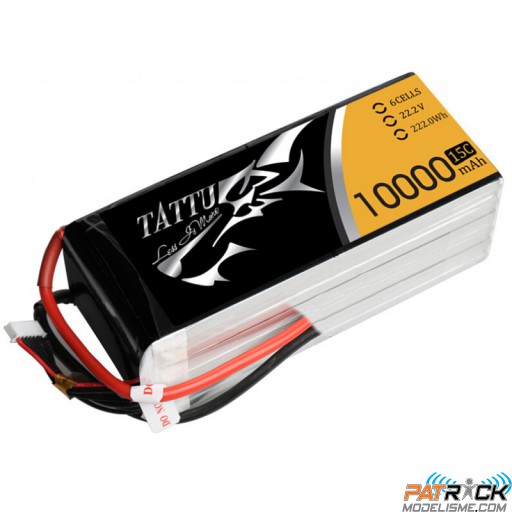 Accu LiPo Tattu 10000mAh 6S 22.2V 15C EC5