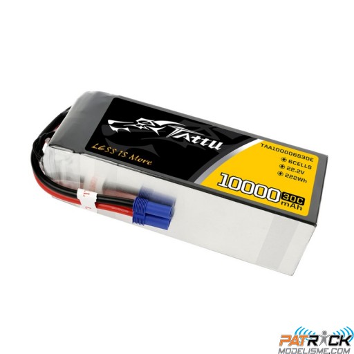 Accu LiPo Tattu 12000mAh 6S 22,2V 15/30C EC5