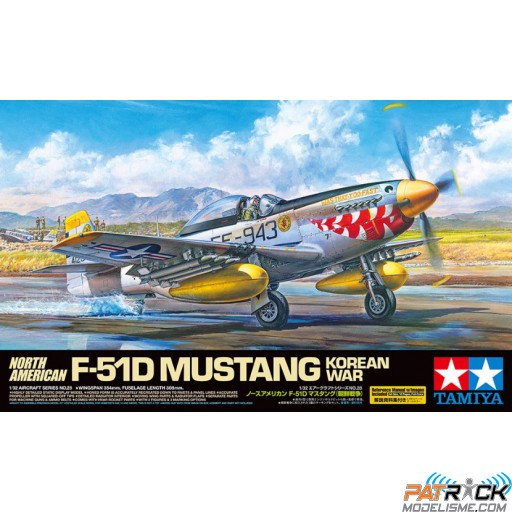 1/32e Tamiya North-American F-51D Mustang 'Korean War'