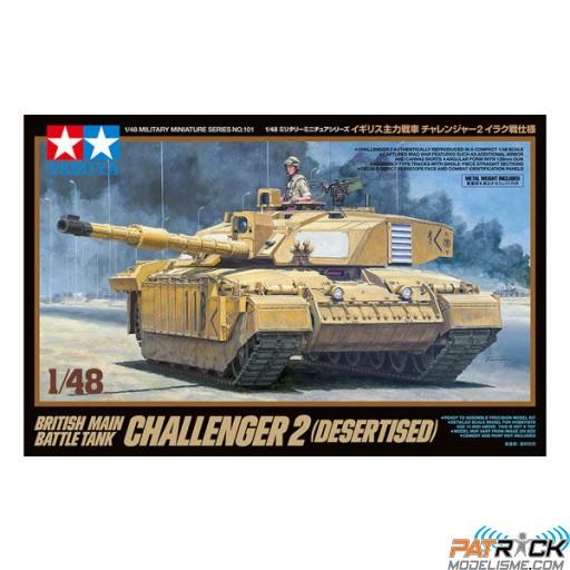 1/48e Tamiya British Tank Challenger 2 (Tropicalisé)