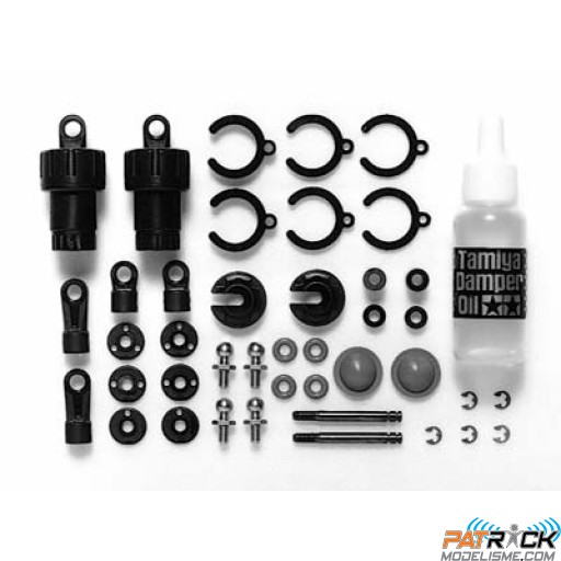 Set d'amortisseurs hydrauliques (paire) pour Tamiya TT-02-S /  WR02 / M-chassis