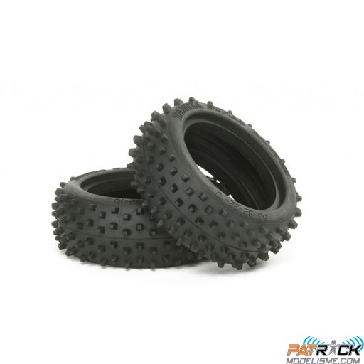 Pneus avant à pavés buggy Tamiya