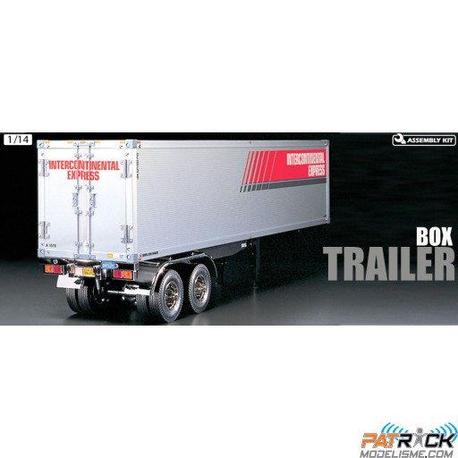 Tamiya Kit Semi-remorque RC Box Trailer 1/14