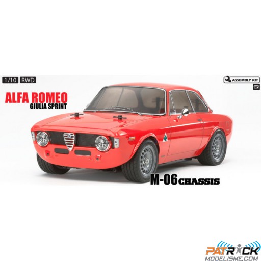 Tamiya Alfa Giulia Sprint GTA M06 1/10e Kit à monter