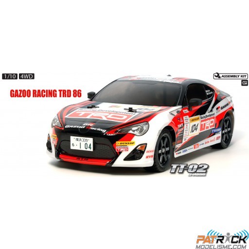 Tamiya Gazoo Racing TRD 86 TT-02 Kit à monter 1/10 - 58574