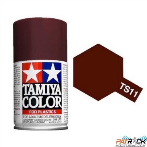 Bombe Tamiya TS-11 Marron brillant