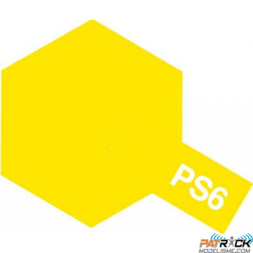 Bombe Lexan Tamiya PS-6 jaune