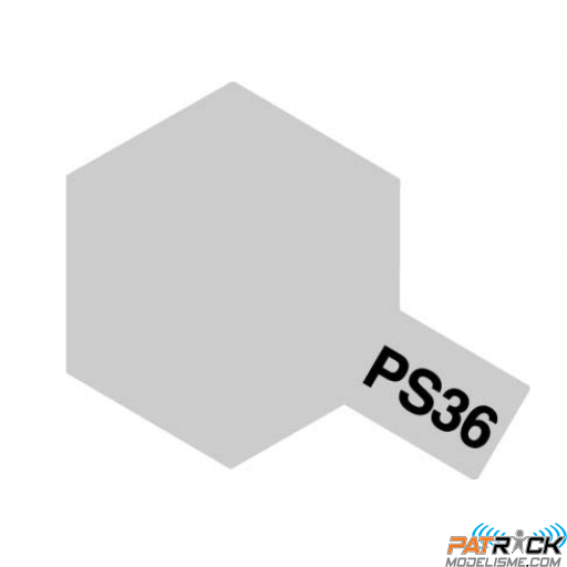 Bombe Lexan Tamiya PS-36 Argent Translucide