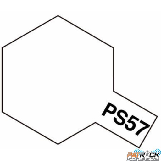 Bombe Lexan Tamiya PS-57 Blanc nacré