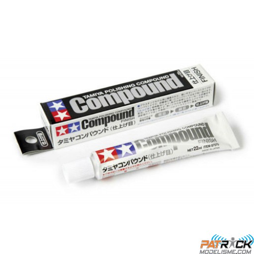 Tamiya Pâte à polir grain ultra-fin 22ml