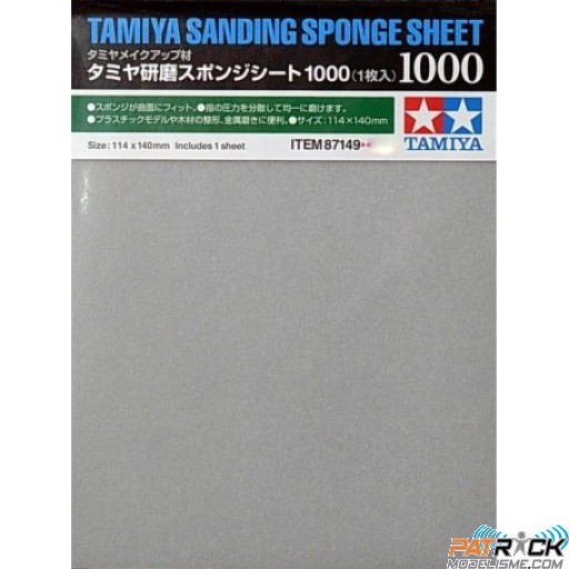 Tamiya Eponge abrasive 1000