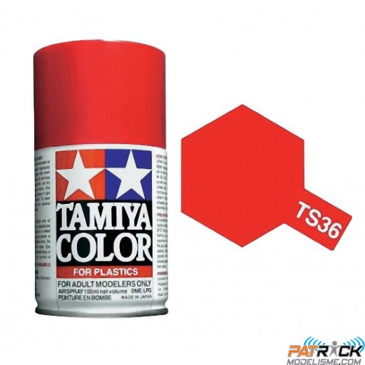 Bombe Tamiya TS-36 Rouge Fluo brillant