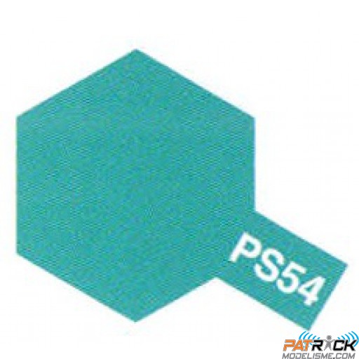 Bombe Lexan Tamiya PS-54 vert cobalt