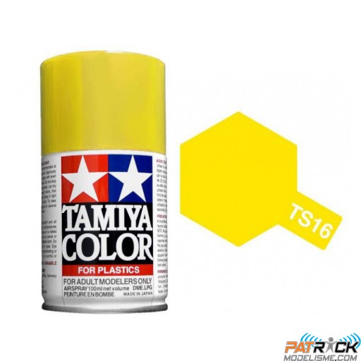 Bombe Tamiya TS-16 jaune brillant