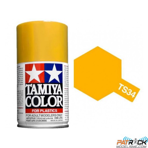 Bombe Tamiya TS-34 Jaune camel brillant