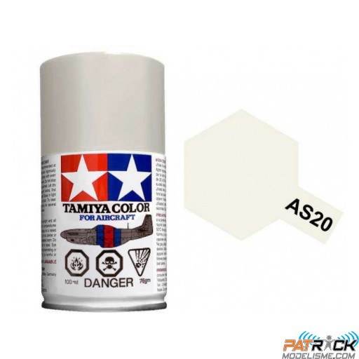 Bombe Tamiya AS-20 gris blanc insignia US navy