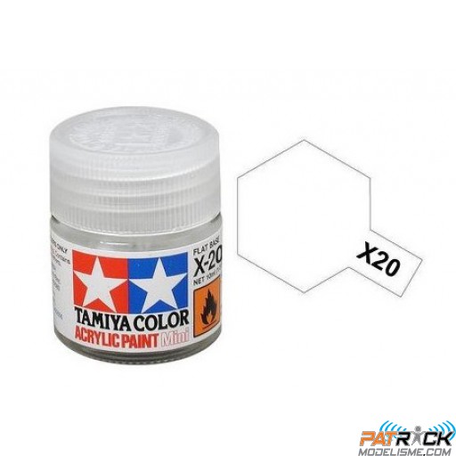 Pot Tamiya X-20A Diluant Acrylique 10ml