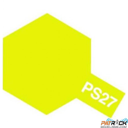 Bombe Lexan Tamiya PS-27 Jaune fluo