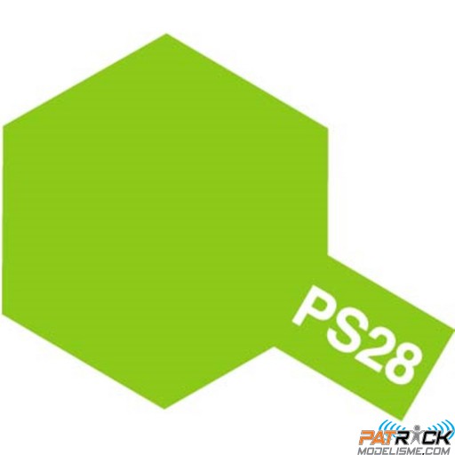 Bombe Lexan Tamiya PS-28 Vert fluo