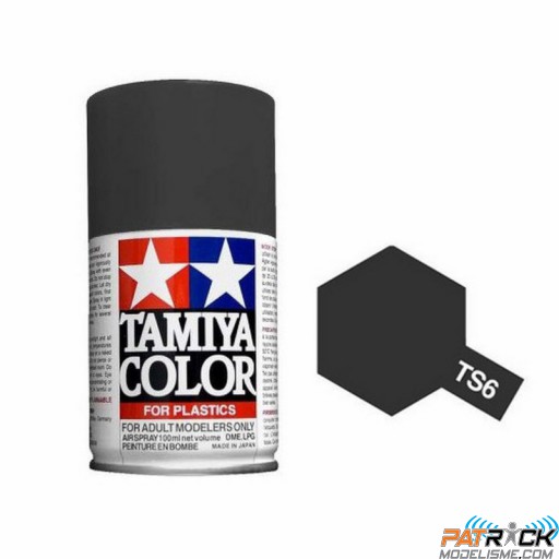 Bombe Tamiya TS-6 Noir mat