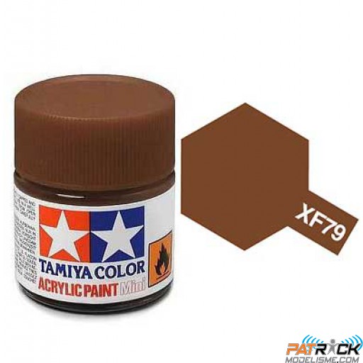 Pot de peinture acrylique Tamiya XF-79 Linoleum Pont mat 10ml