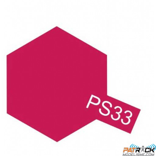 Bombe Lexan Tamiya PS-33 rose rouge cerise