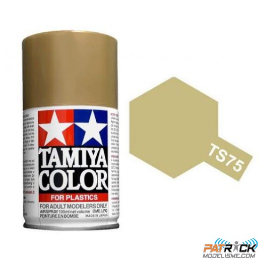 Bombe Tamiya TS-75 champagne métal brillant
