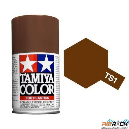 Bombe Tamiya TS-1 Rouge brun mat